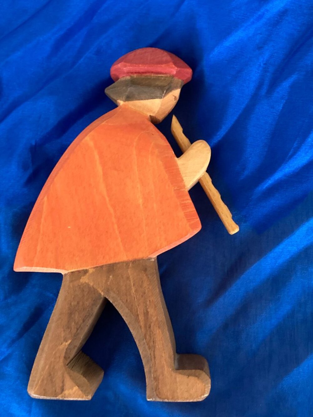 Ostheimer vintage German carved wooden figure retired Pied Piper and 5 mice - Picture 4 of 12